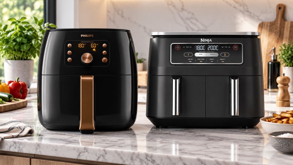 Philips Airfryer XXL vs Ninja Foodi Dual Zone: Welke moet je kopen?